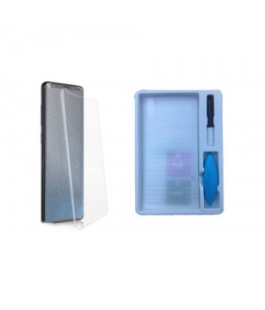 Защитное стекло Samsung Note 10 Lite Жидкое стекло с УФ лампой