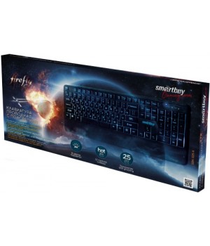 Клавиатура проводная Smartbuy Sbr-325U FireFly с подсветкой