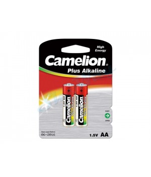 Батарейки Camelion Plus Alkaline пальчиковые AA (2 штуки) Целлофан