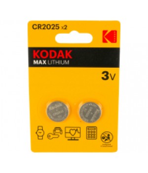 Батарейки CR2025 Kodak (2 штуки)