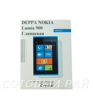 Защитная пленка Nokia 900 Lumia Deppa Глянцевая