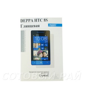 Защитная пленка HTC Windows Phone 8S Deppa Глянцевая