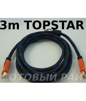 КаБель HDMI - HDMI (3 метра) Topstar