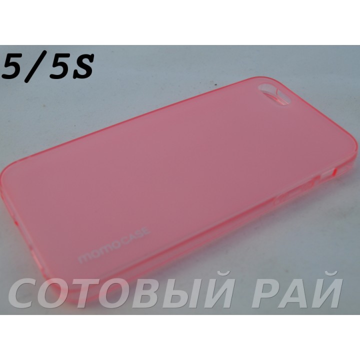 Крышка Apple iPhone 5/5S MomoCase (Розовая)