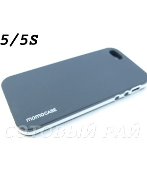 Крышка Apple iPhone 5/5S MomoCase (Черная)