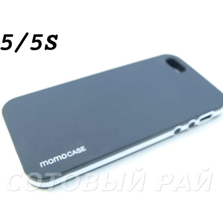 Крышка Apple iPhone 5/5S MomoCase (Черная)