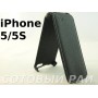 Чехол-книжка Apple iPhone 5/5S V-Case (Черный)