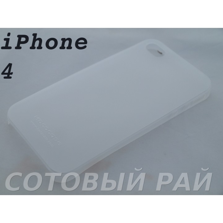 Крышка Apple iPhone 4/4S Hoco Thin (Прозрачная)
