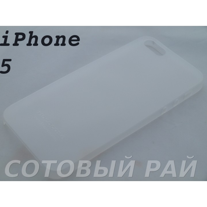 Крышка Apple iPhone 5/5S Hoco Thin (Прозрачная)