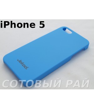 Крышка Apple iPhone 5/5S Jekod пластик (ГолуБая)