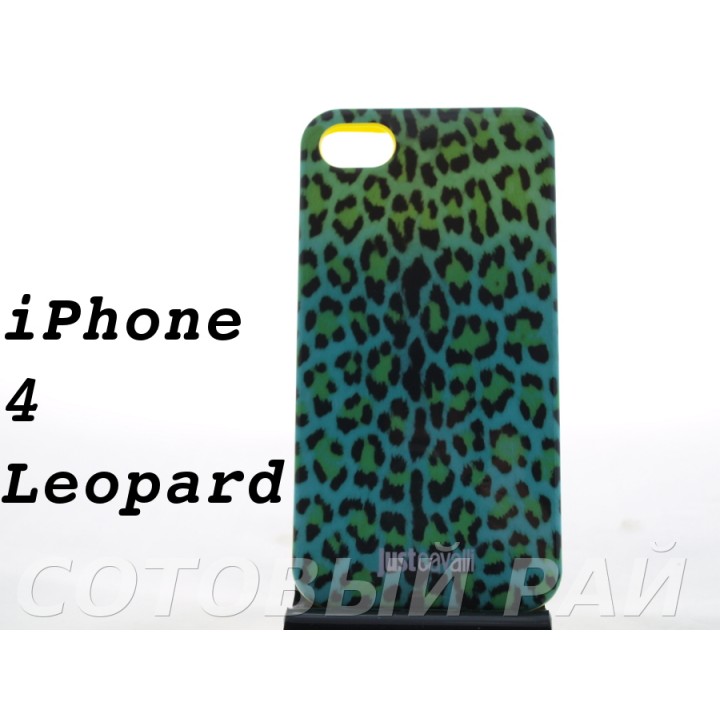 Крышка Apple iPhone 4/4S Just Cavalli (Leopard)