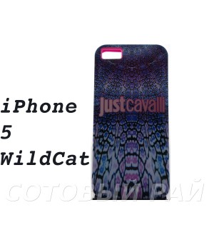 Крышка Apple iPhone 5/5S Just Cavalli (Wild Cat)
