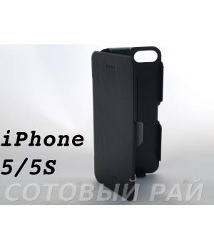 Чехол-книжка Apple iPhone 5/5S U-Link (Черный)