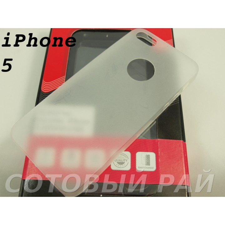 Крышка Apple iPhone 5/5S MomoCase UltraSlim (Прозрачная)