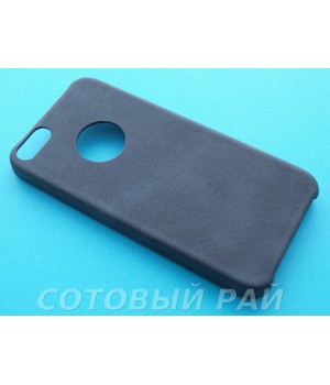 Крышка Apple iPhone 5/5S Leather Ultra Slim (Черная)