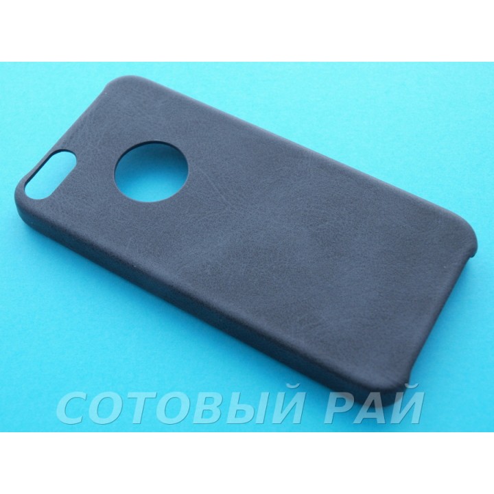 Крышка Apple iPhone 5/5S Leather Ultra Slim (Черная)