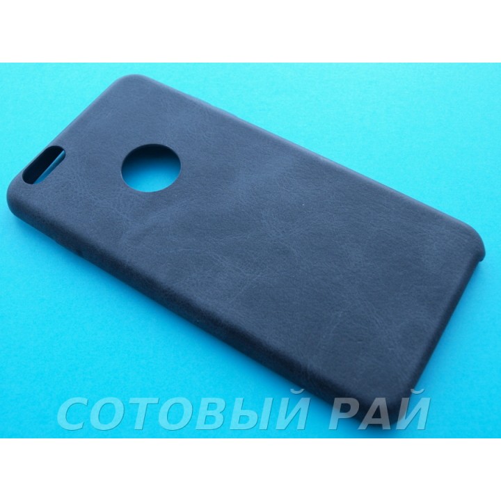 Крышка Apple iPhone 6 Plus Leather Ultra Slim (Черная)