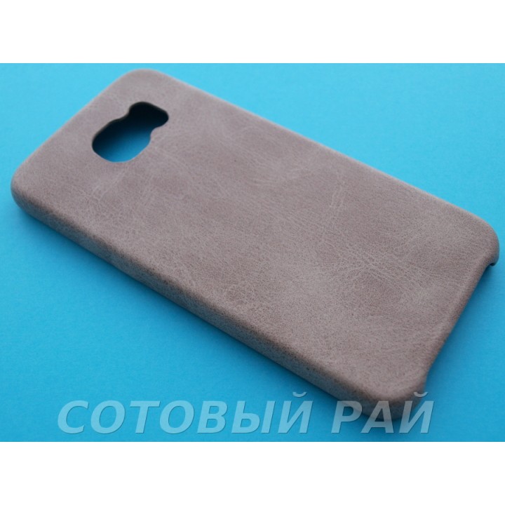 Крышка Samsung G920f (S6) Leather Ultra Slim (Бежевая)