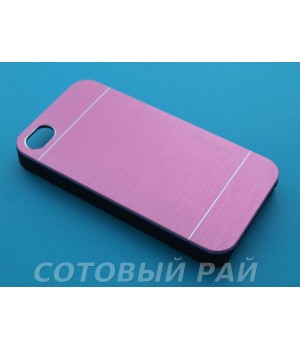 Крышка Apple iPhone 4/4S Motomo (Розовая)