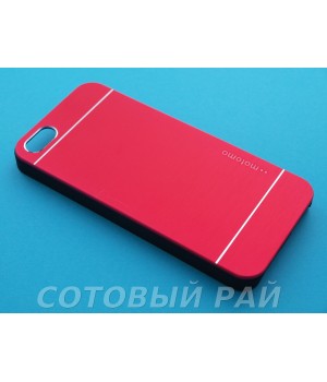 Крышка Apple iPhone 5/5S Motomo (Красная)