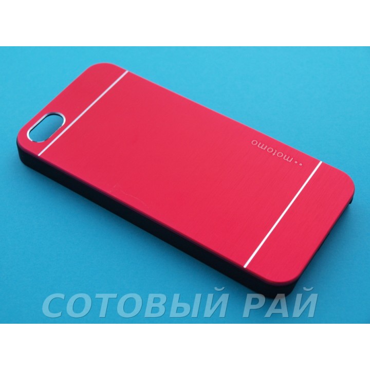 Крышка Apple iPhone 5/5S Motomo (Красная)