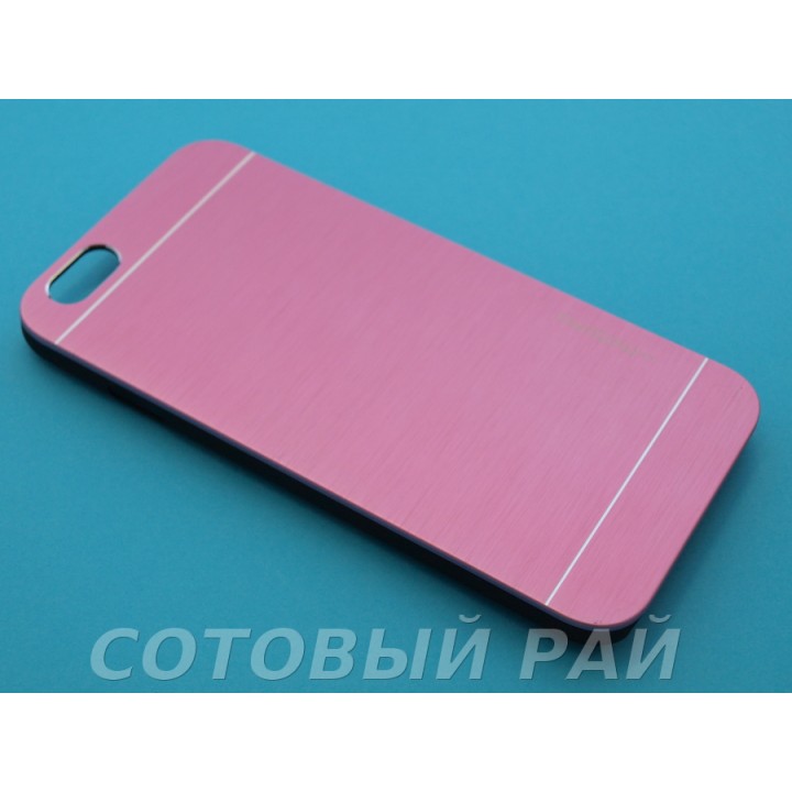 Крышка Apple iPhone 6 / 6s Motomo (Розовая)