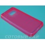 Крышка Samsung G930f (Galaxy S7) Силикон с креплением (Розовый)