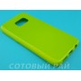 Крышка Samsung G930f (Galaxy S7) Силикон Блестящий (Зеленый)