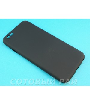 Крышка Apple iPhone 6 / 6s Soft Touch 0,3mm (Черная)