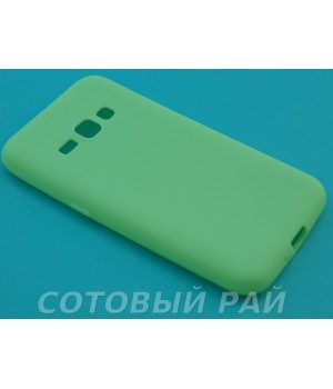 Крышка Samsung J120f (J1-2016) Силикон Paik (Зеленый)