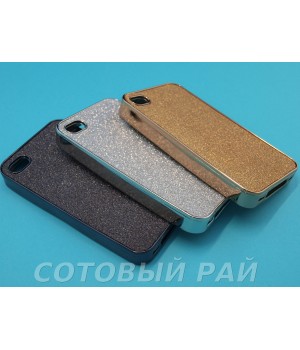 Крышка Apple iPhone 4/4S Блеск + металл окантовка