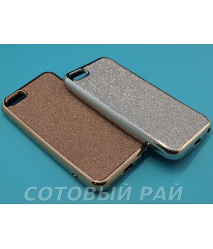 Крышка Apple iPhone 5/5S Блеск + металл окантовка