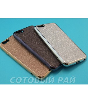 Крышка Apple iPhone 6 / 6s Блеск + металл окантовка