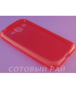 Крышка Samsung J100f (J1) Just Slim силикон (Красная)