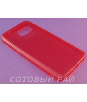 Крышка Samsung G930f (Galaxy S7) Just Slim Силикон (Красная)
