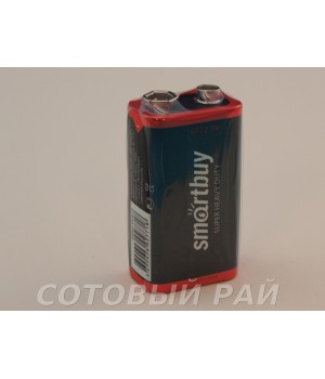 Батарейки 6F22/2S 9V (Крона) Smartbuy