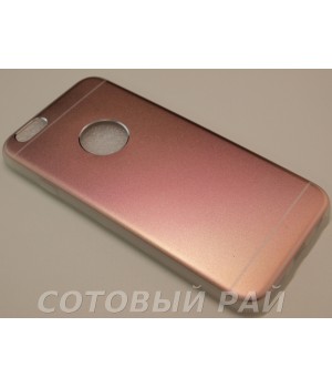 Крышка Apple iPhone 6 / 6s Алюминий+силикон (Бронза)
