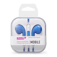 Гарнитура EuroPods Partner Mobile (Синие) с микрофоном и пультом