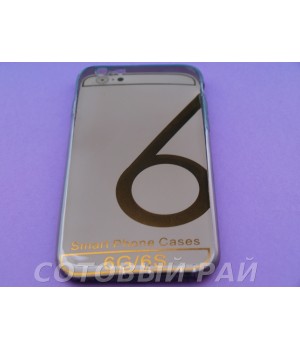 Крышка Apple iPhone 6 / 6s Силиконовая Just с заглушками (Серая)