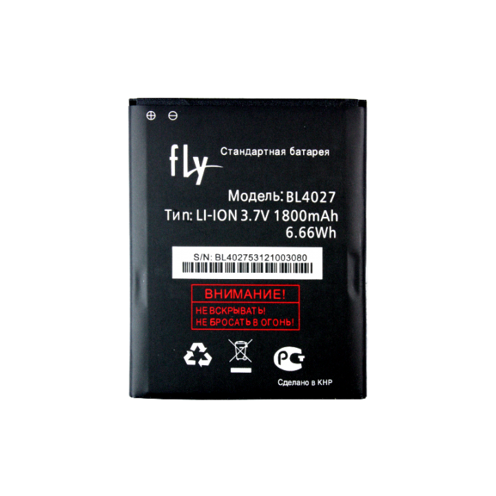 Аккумулятор Fly BL4027 IQ4410 Phoenix 2 (1800mAh) Partner