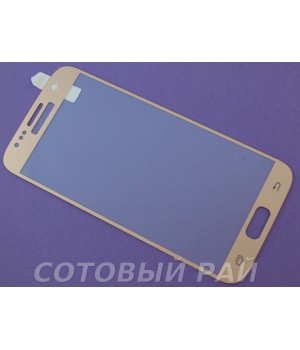 Защитное стекло Samsung G930 (S7) Полный экран (Золотое)