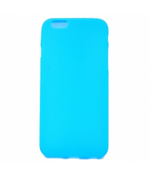 Крышка Apple iPhone 5/5S Силикон Матовый (ГолуБой)