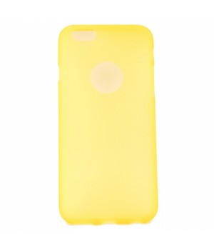 Крышка Apple iPhone 5/5S Силикон Матовый (Желтый)
