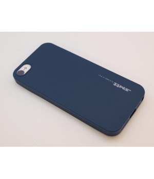 Крышка Apple iPhone 5/5S Силиконовая SMTT (Синяя)