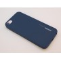 Крышка Apple iPhone 5/5S Силиконовая SMTT (Синяя)