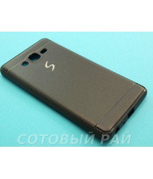 Крышка Samsung G6000 (ON7) Силикон Paik (Черная)