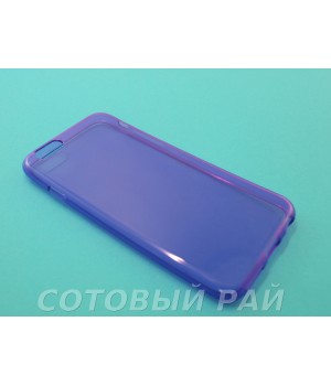Крышка Apple iPhone 6 / 6s Силиконовая Just Slim (Фиолетовая)