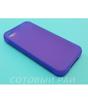 Крышка Apple iPhone 4/4S Силикон Just (Фиолетовая)