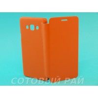 Чехол-книжка Samsung A700f (A7) AIS Боковой (Оранжевый)
