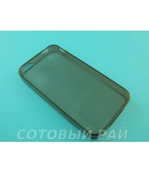 Крышка Apple iPhone 4/4S Силикон Paik Thin (Черная)